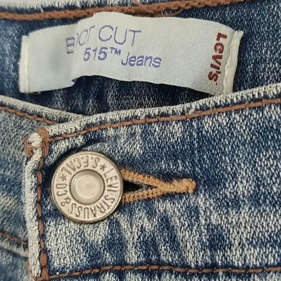 Levi's 515 6 Long Boot Cut Jeans Beaded - Picture 4 of 9